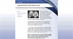 Desktop Screenshot of legal-assistants-san-diego.com